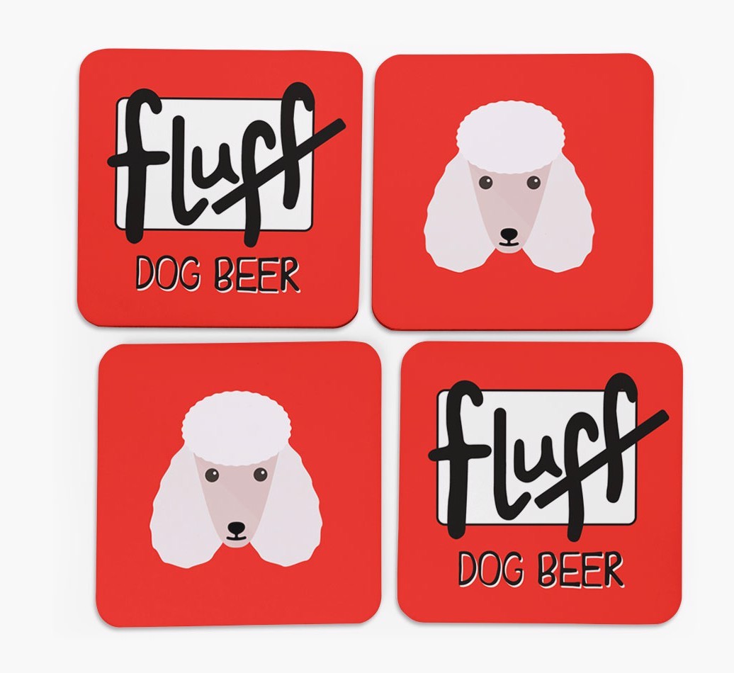 Fluff: Personalised {breedFullName} Coasters