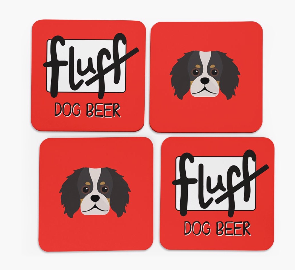 Fluff: Personalised {breedFullName} Coasters