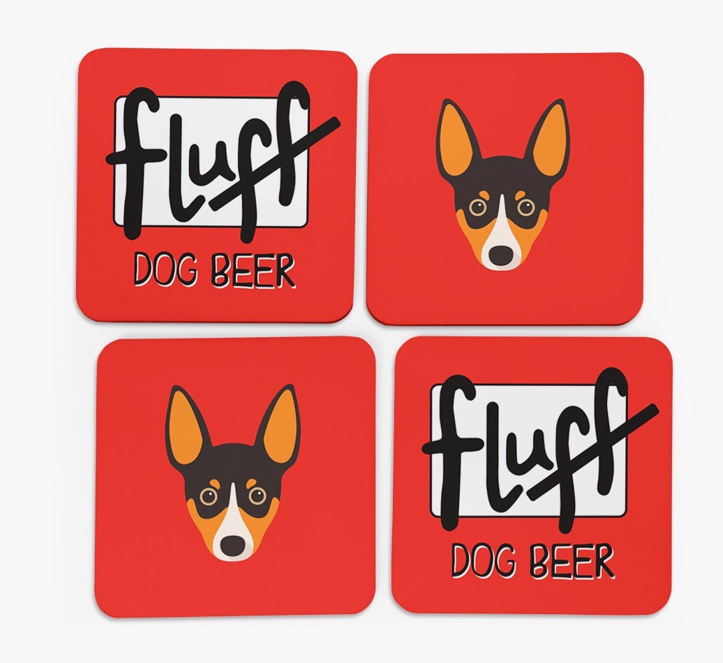 Fluff: Personalised {breedFullName} Coasters