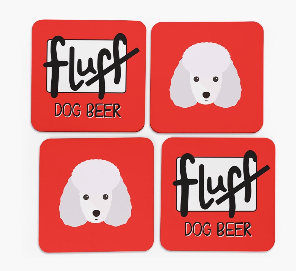 Fluff: Personalised {breedFullName} Coasters