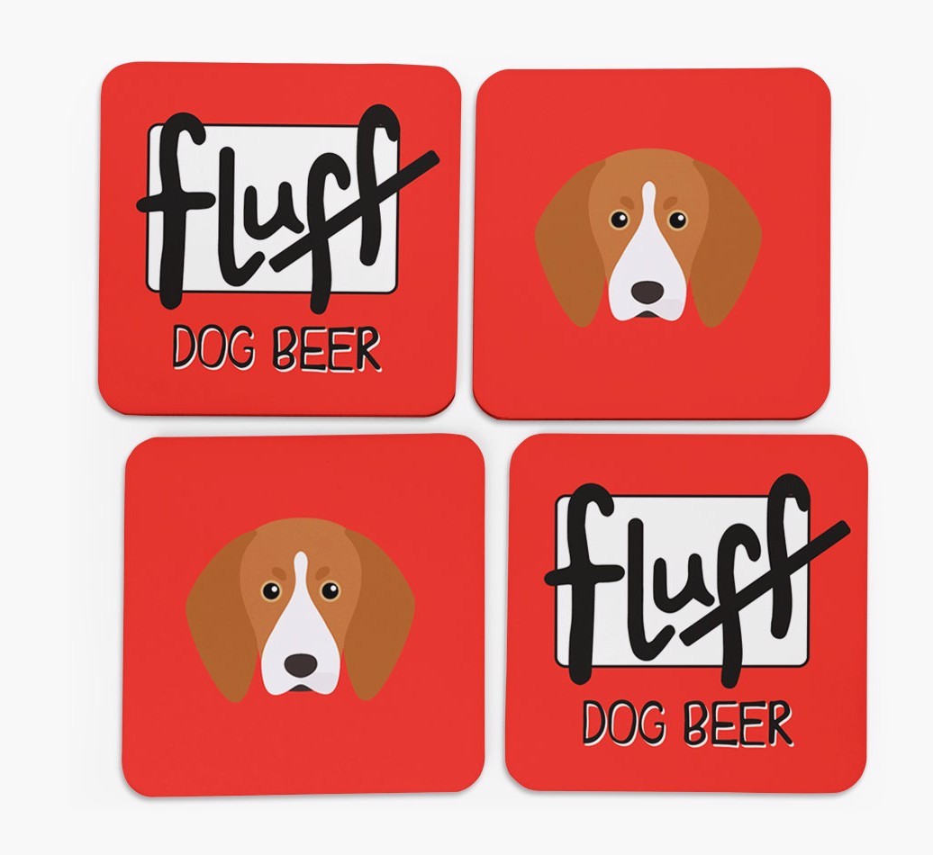 Fluff: Personalised {breedFullName} Coasters