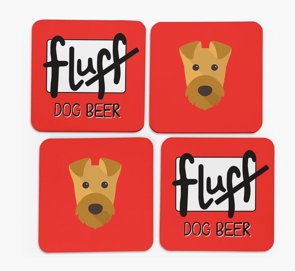 Fluff: Personalised {breedFullName} Coasters