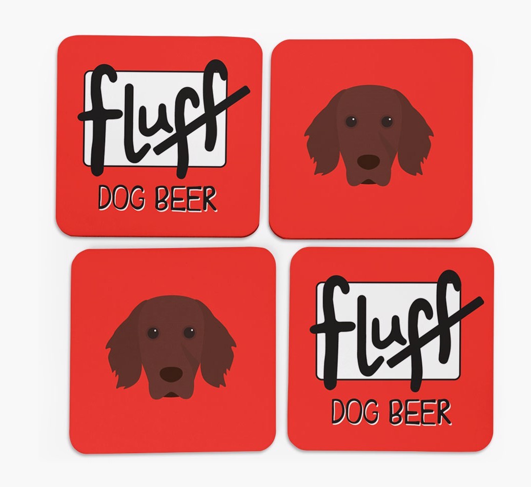 Fluff: Personalised {breedFullName} Coasters