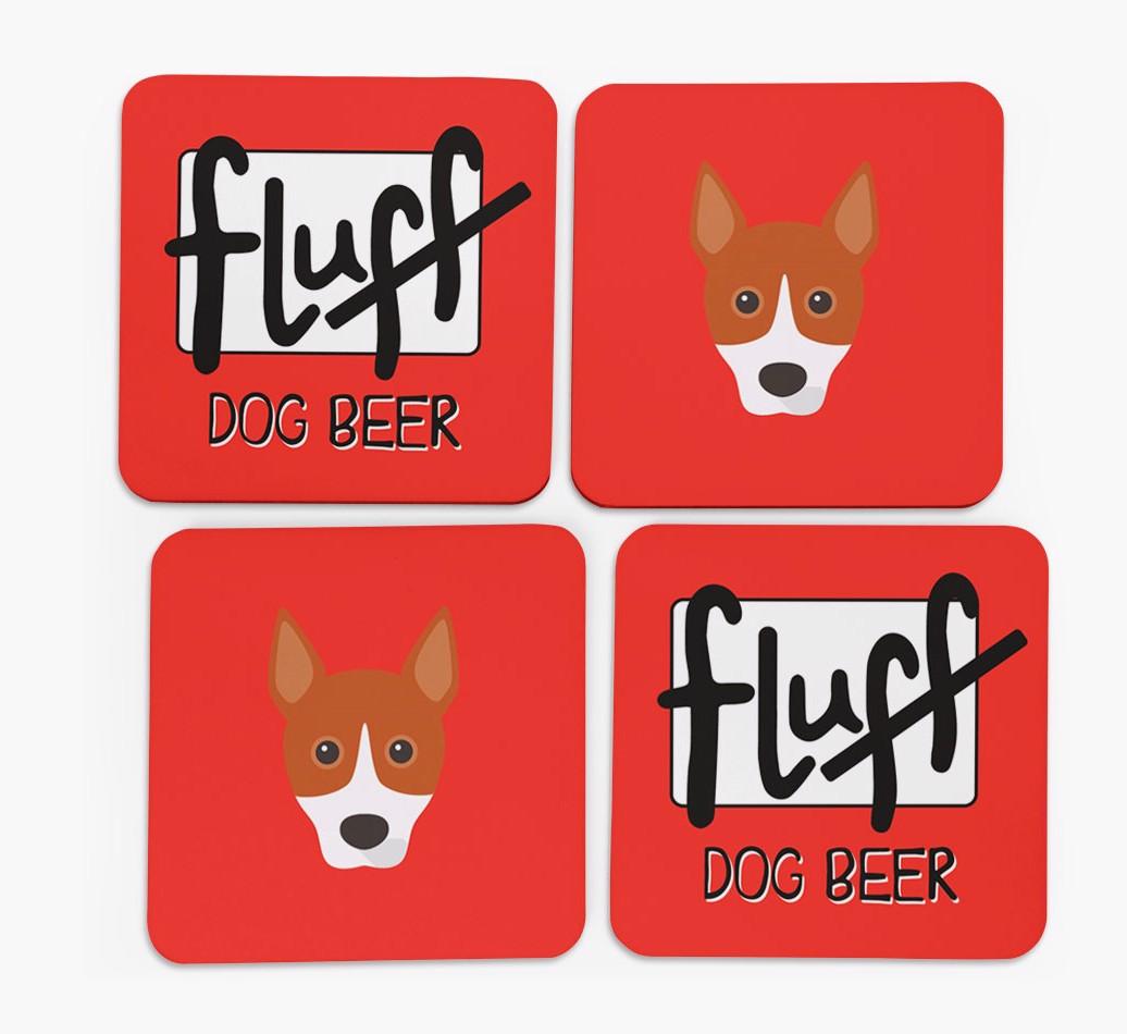 Fluff: Personalized {breedFullName} Coasters