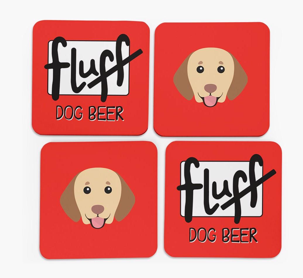 Fluff: Personalized {breedFullName} Coasters