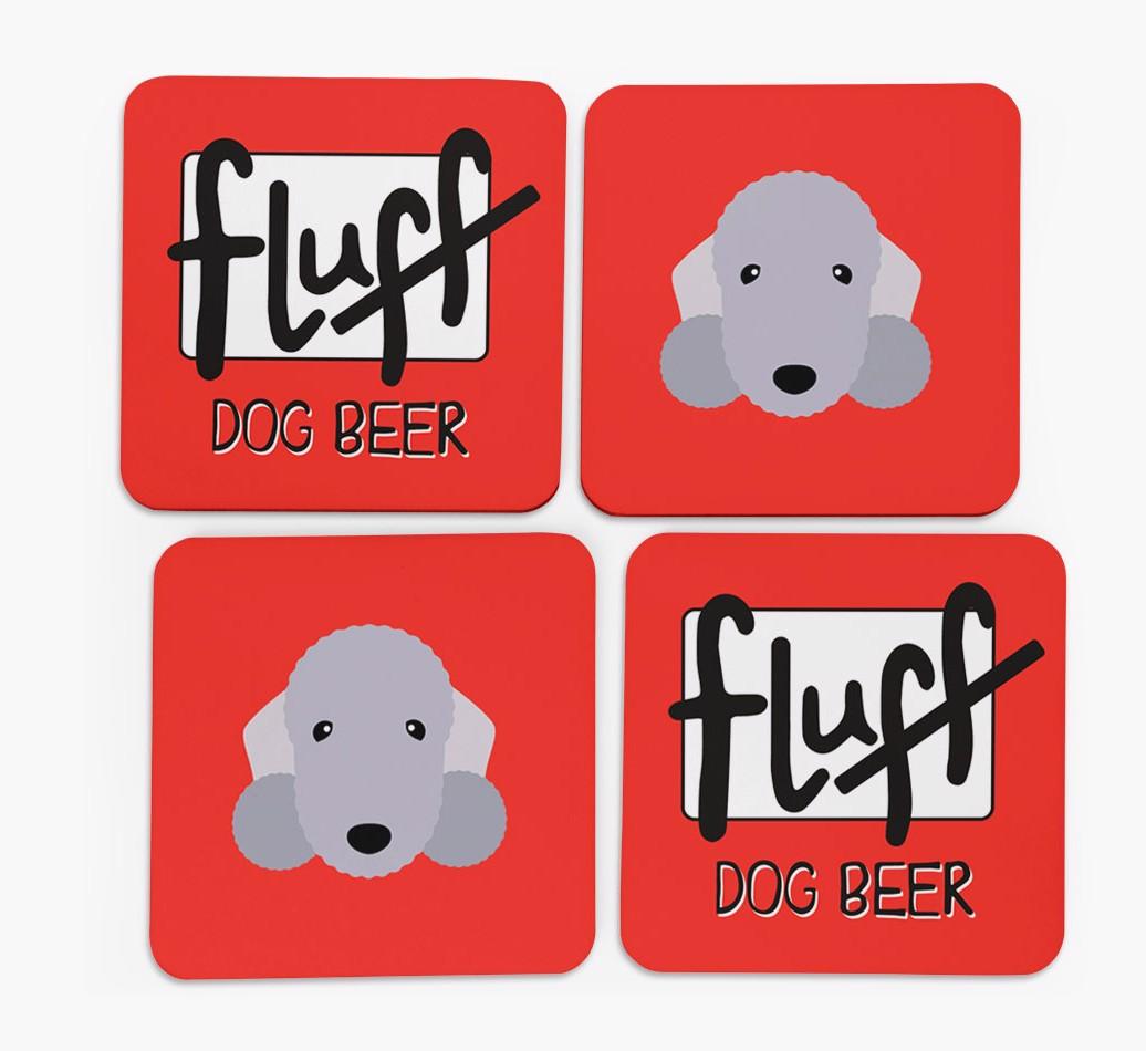 Fluff: Personalized {breedFullName} Coasters