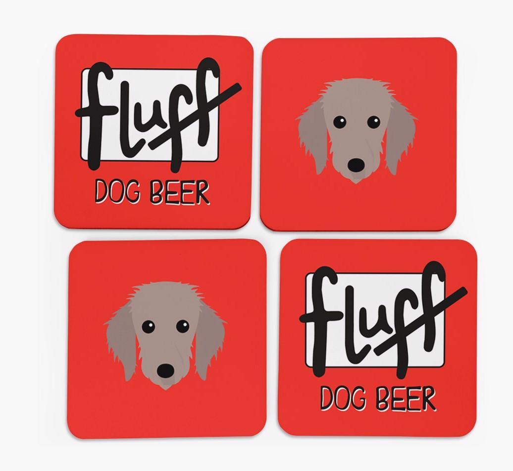 Fluff: Personalized {breedFullName} Coasters