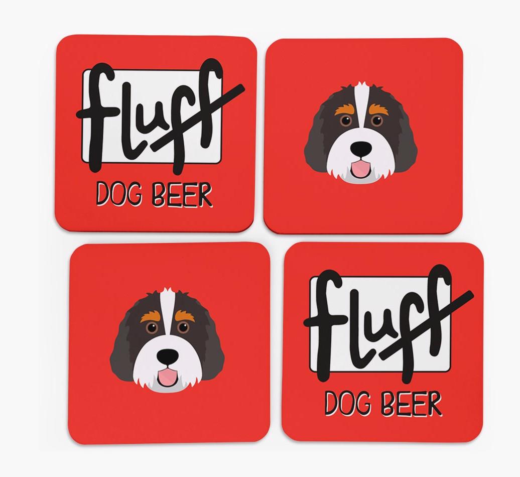 Fluff: Personalized {breedFullName} Coasters