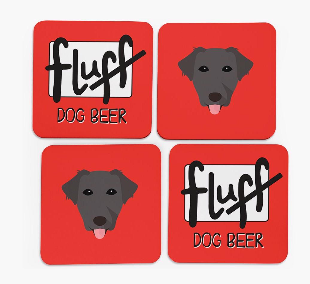 Fluff: Personalized {breedFullName} Coasters