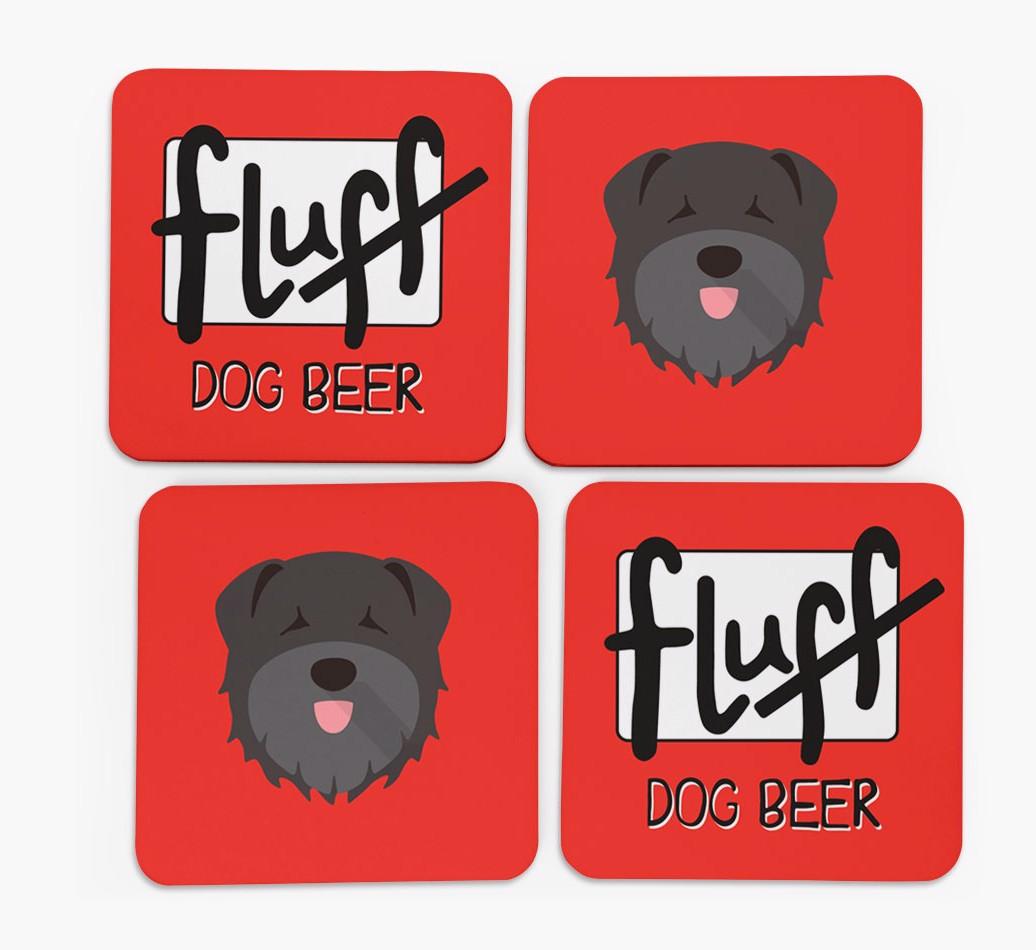 Fluff: Personalized {breedFullName} Coasters