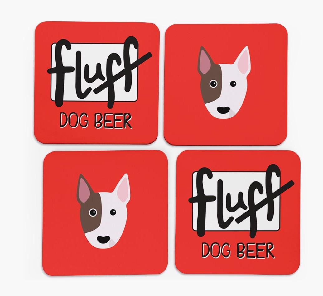 Fluff: Personalized {breedFullName} Coasters