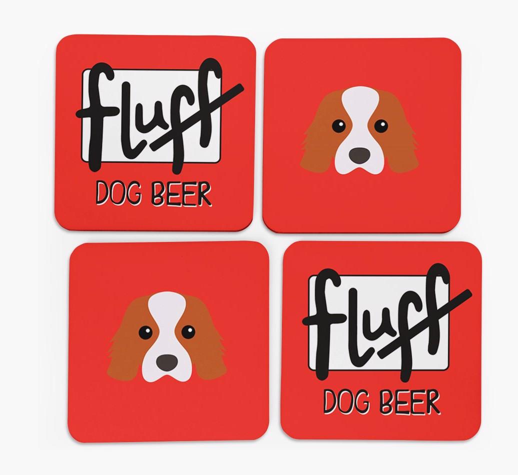 Fluff: Personalized {breedFullName} Coasters