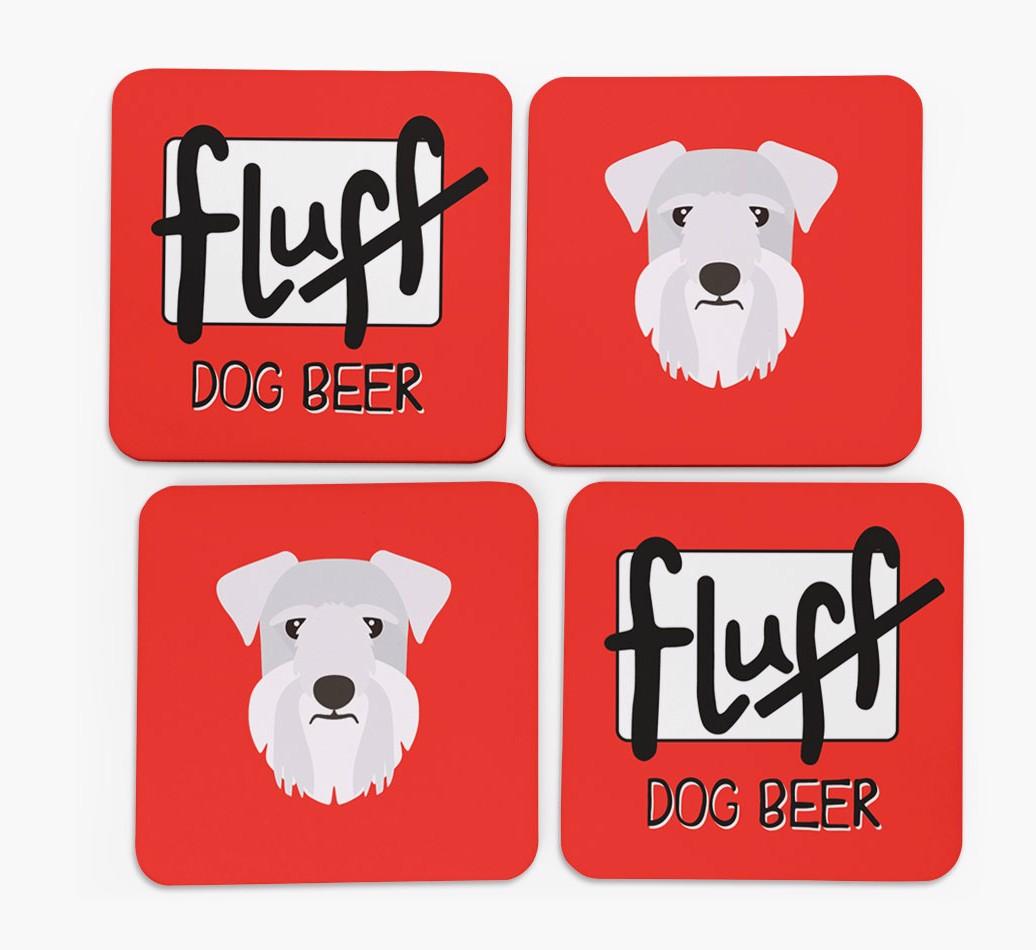 Fluff: Personalized {breedFullName} Coasters