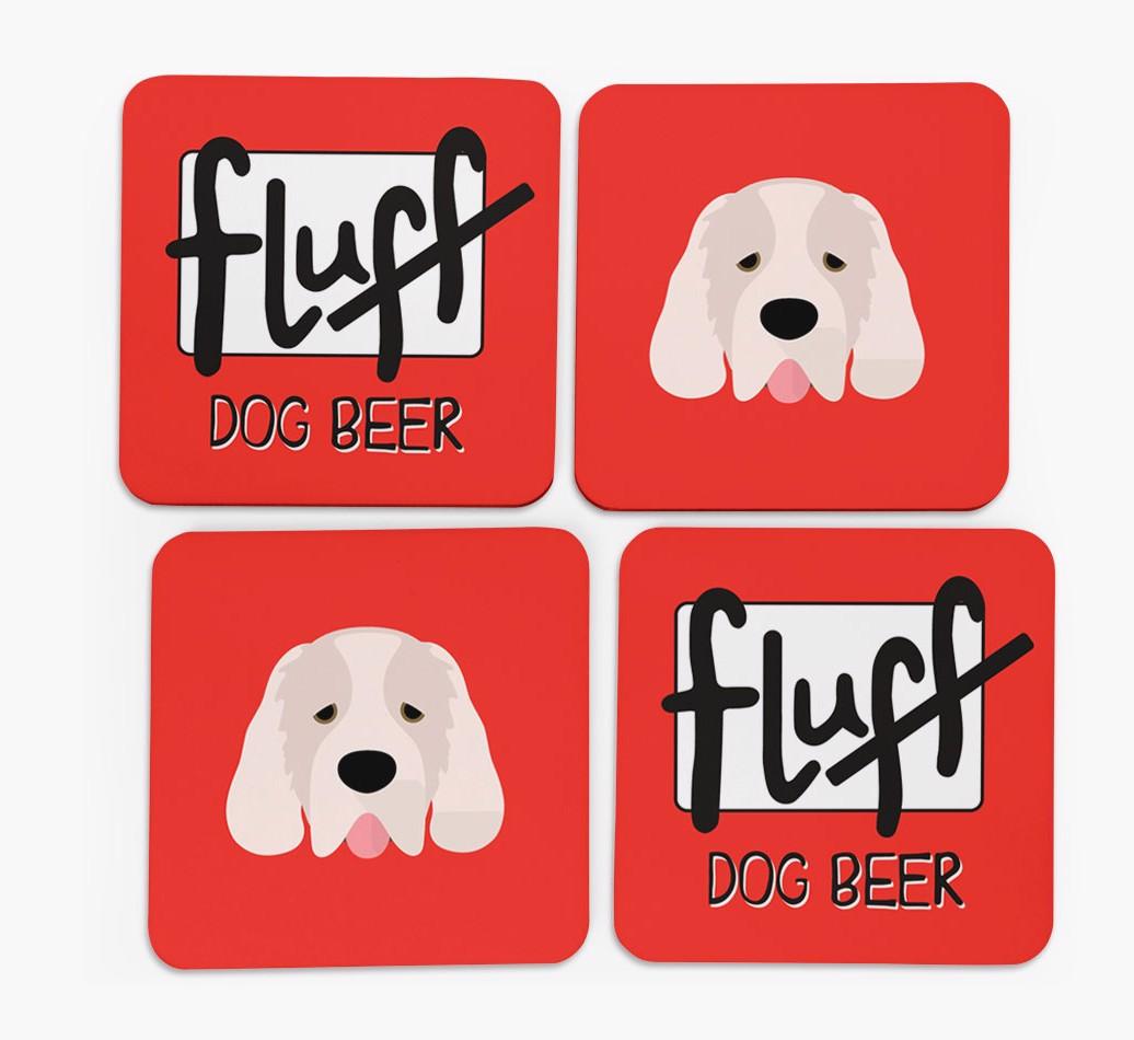 Fluff: Personalized {breedFullName} Coasters