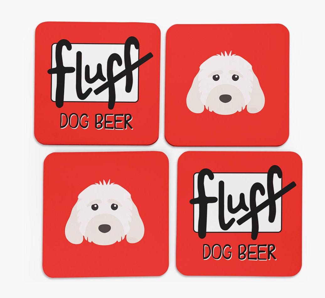 Fluff: Personalized {breedFullName} Coasters