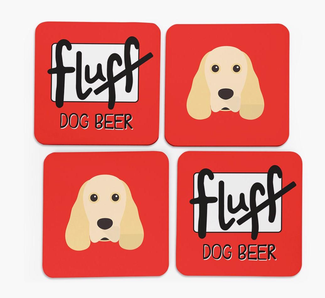 Fluff: Personalized {breedFullName} Coasters