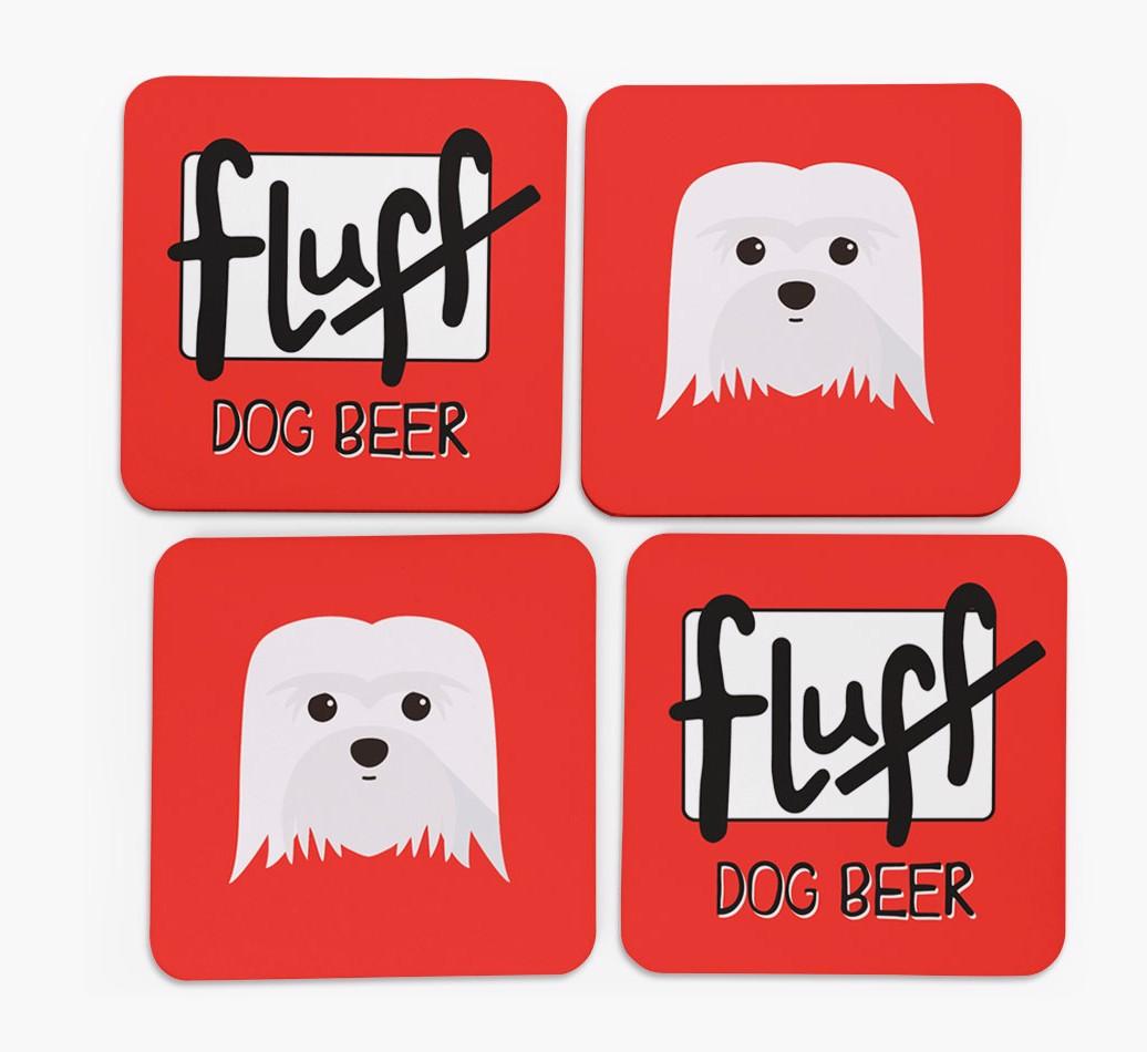 Fluff: Personalized {breedFullName} Coasters