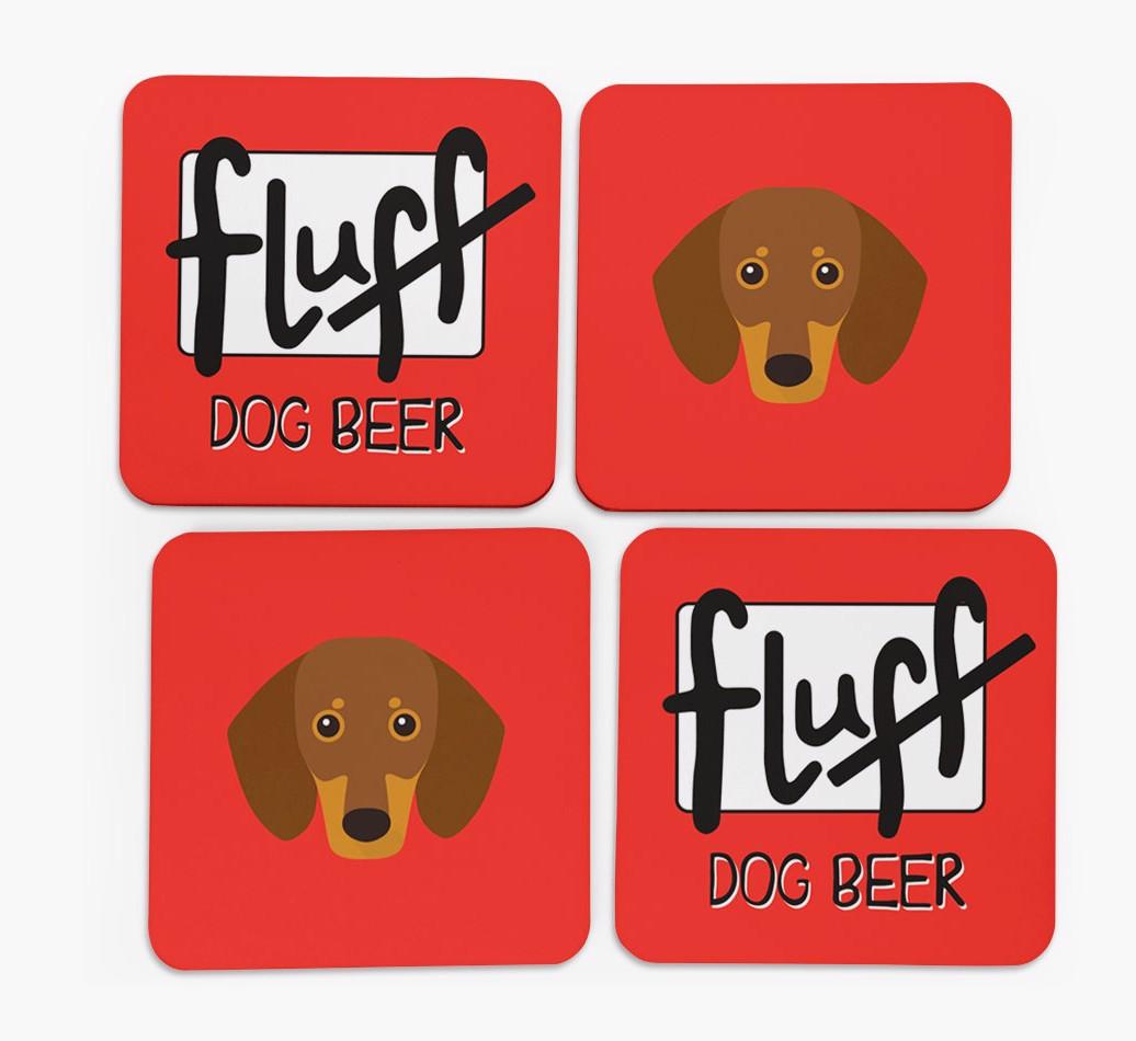 Fluff: Personalized {breedFullName} Coasters