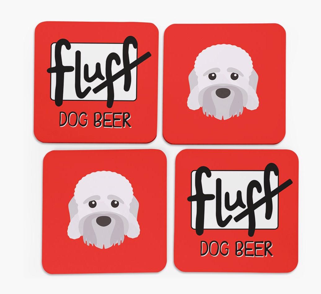 Fluff: Personalized {breedFullName} Coasters