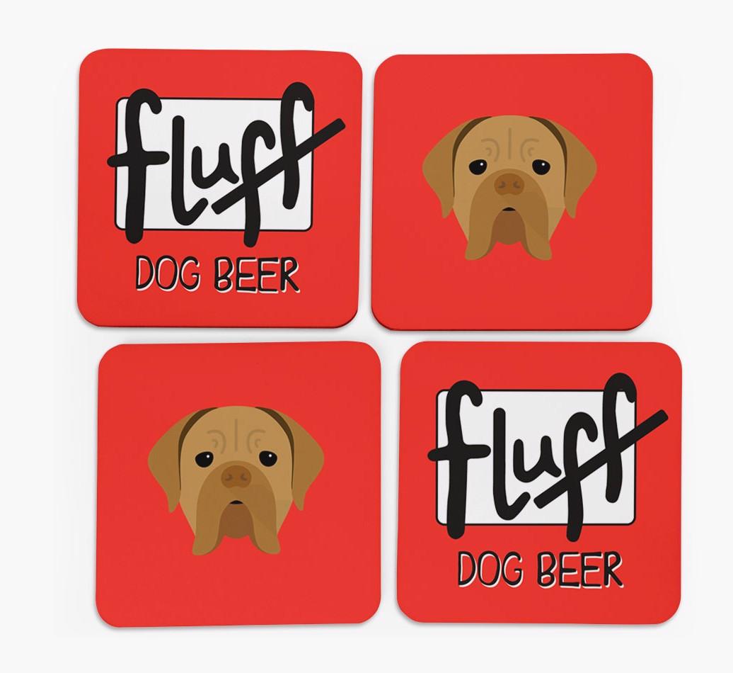 Fluff: Personalized {breedFullName} Coasters