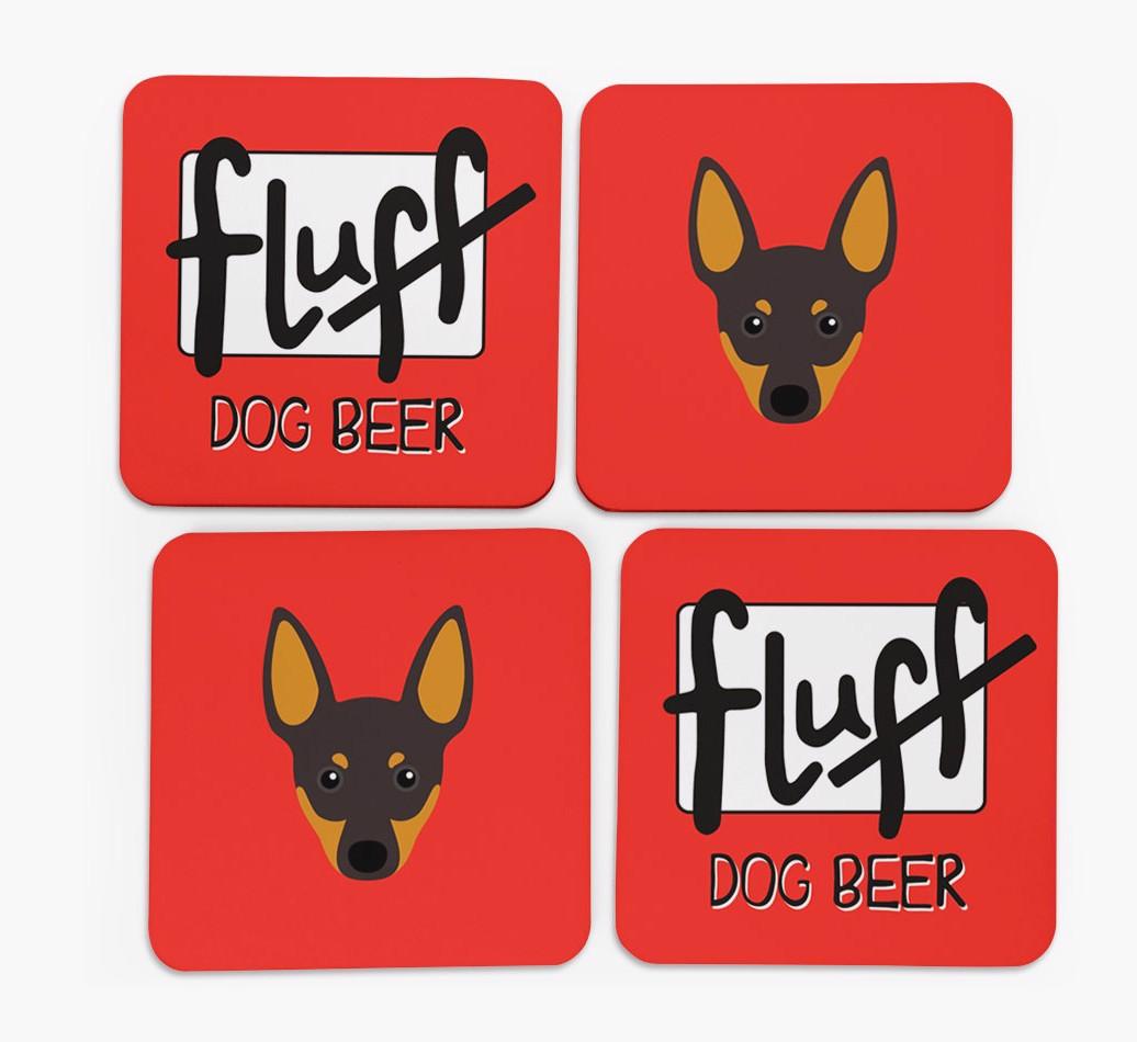 Fluff: Personalized {breedFullName} Coasters