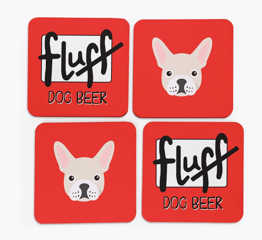 Fluff: Personalized {breedFullName} Coasters