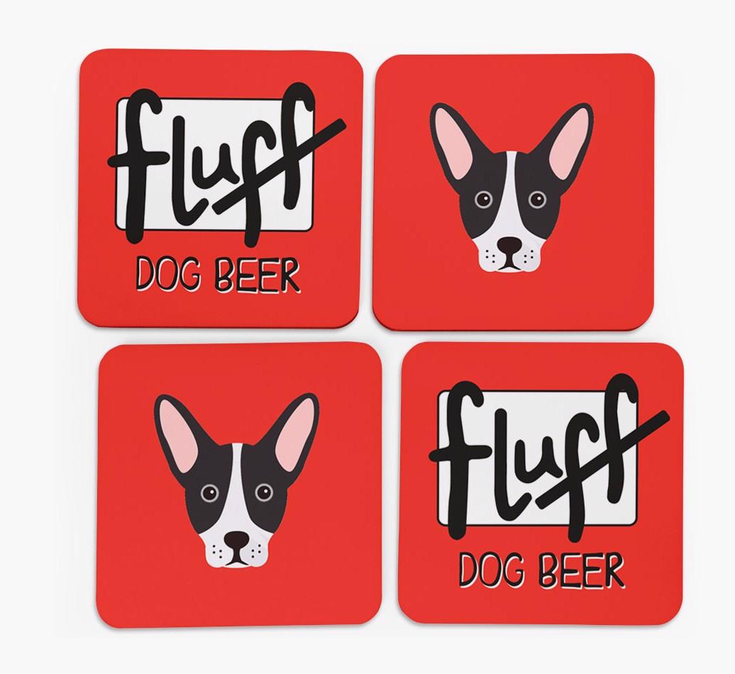 Fluff: Personalized {breedFullName} Coasters