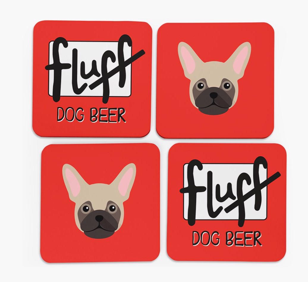 Fluff: Personalized {breedFullName} Coasters