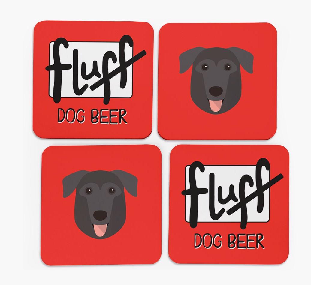 Fluff: Personalized {breedFullName} Coasters