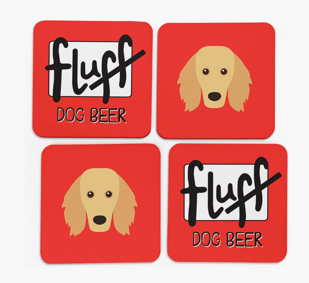 Fluff: Personalized {breedFullName} Coasters