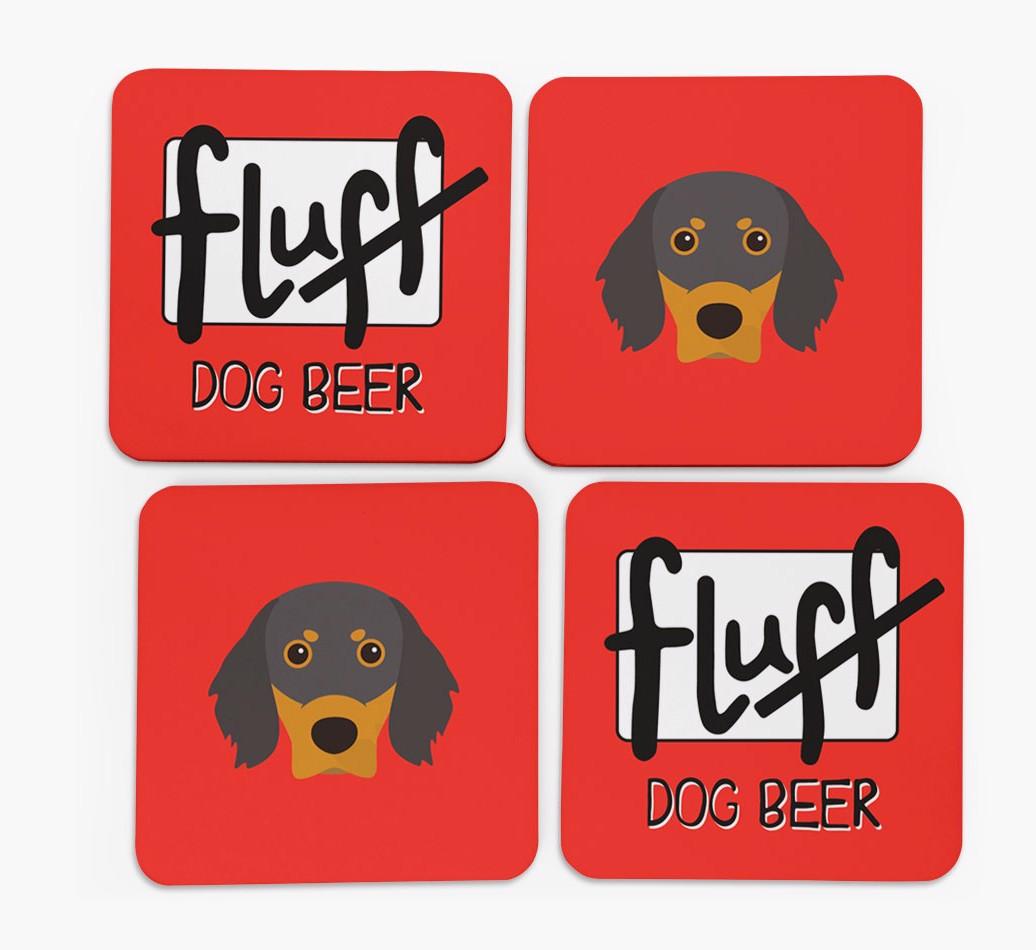 Fluff: Personalized {breedFullName} Coasters