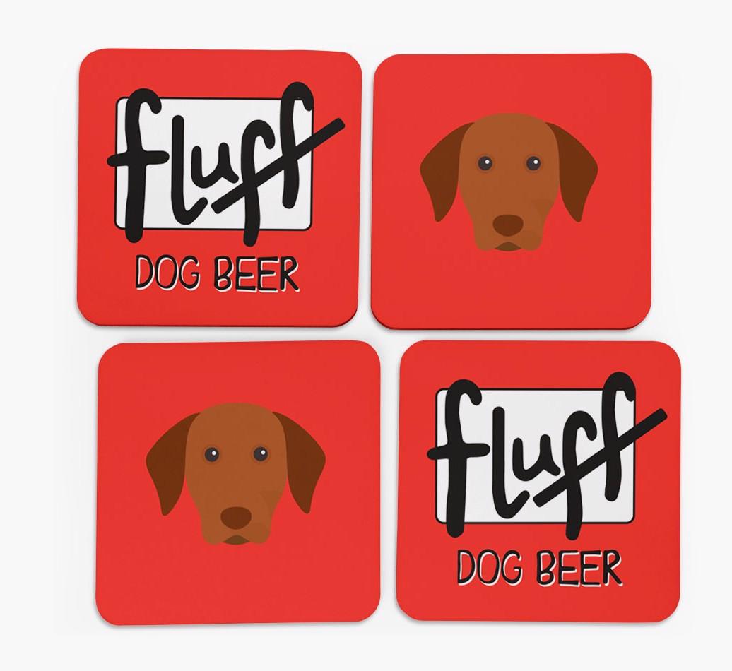 Fluff: Personalised {breedFullName} Coasters