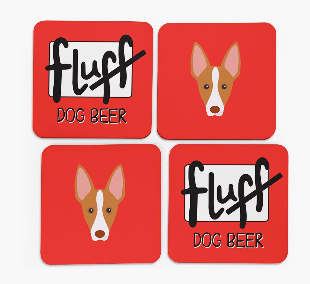 Fluff: Personalized {breedFullName} Coasters