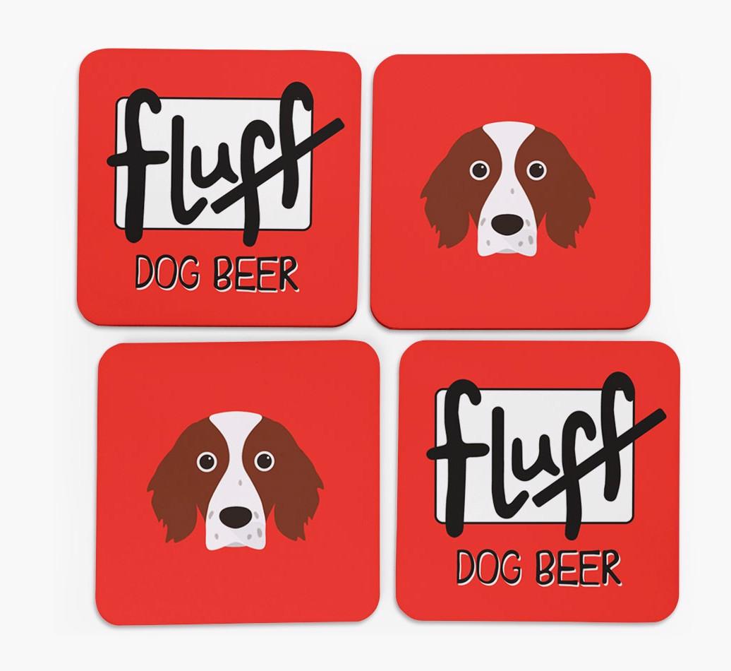 Fluff: Personalized {breedFullName} Coasters