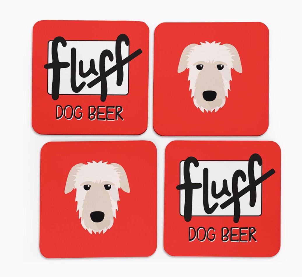 Fluff: Personalized {breedFullName} Coasters