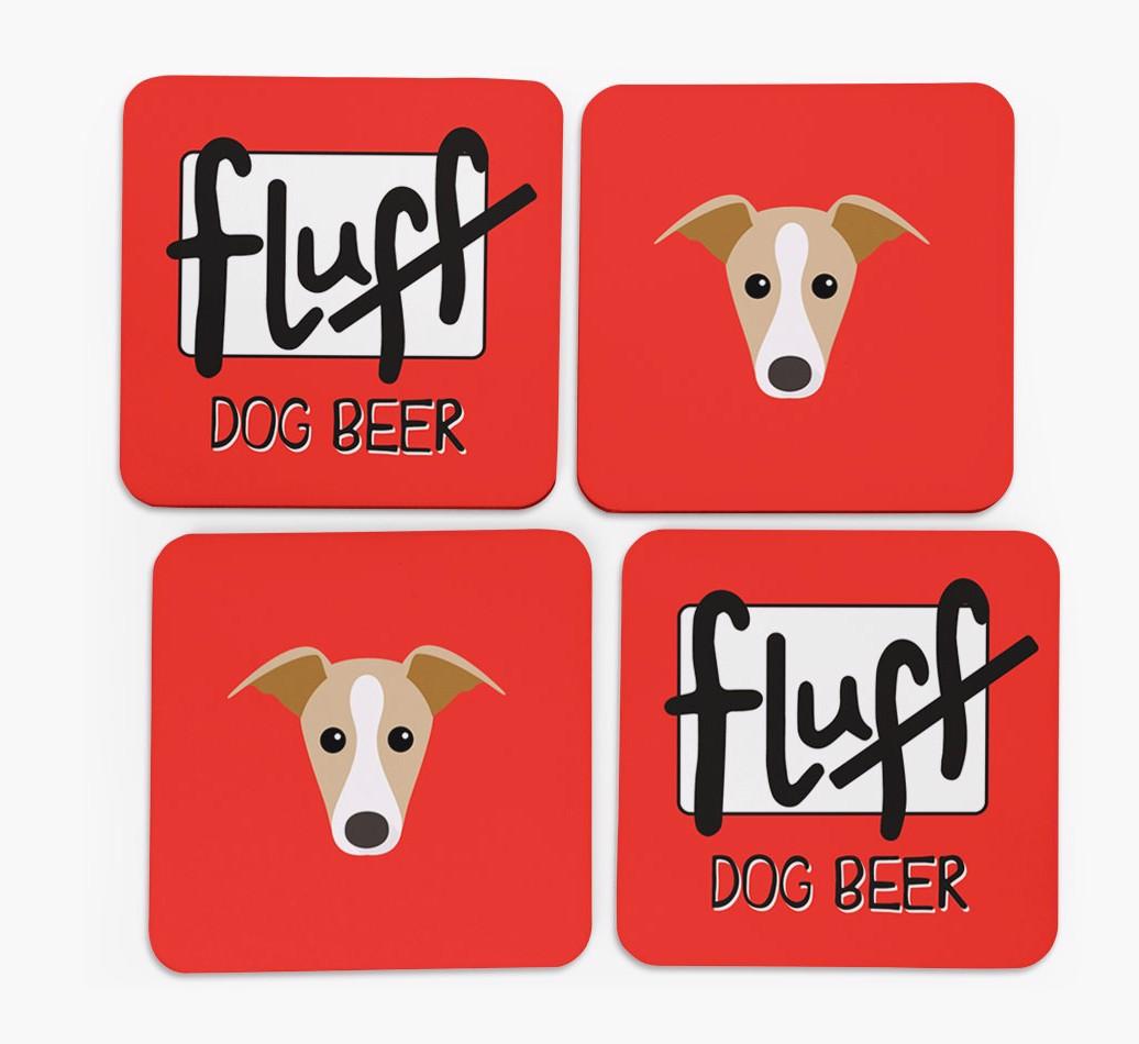 Fluff: Personalized {breedFullName} Coasters