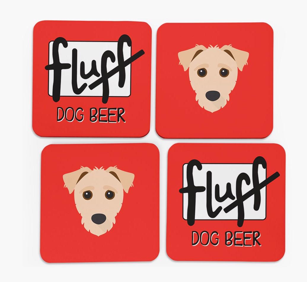 Fluff: Personalized {breedFullName} Coasters