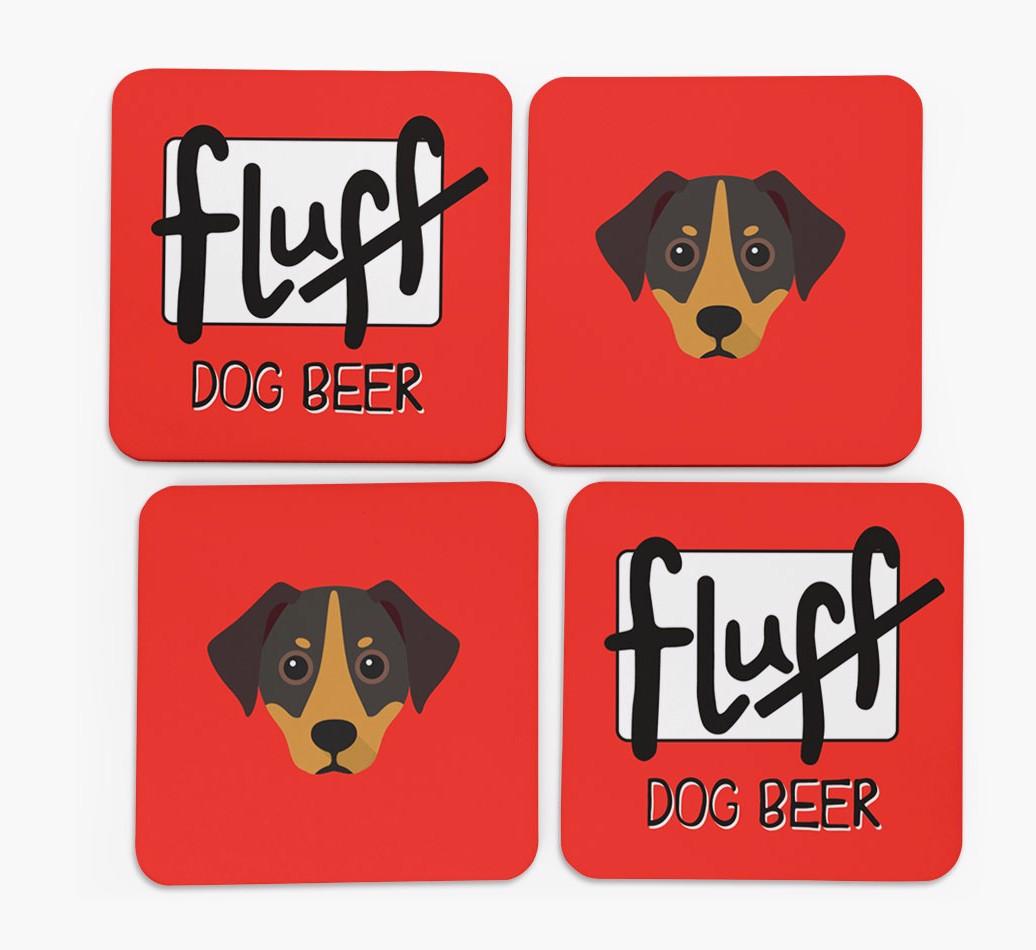Fluff: Personalized {breedFullName} Coasters