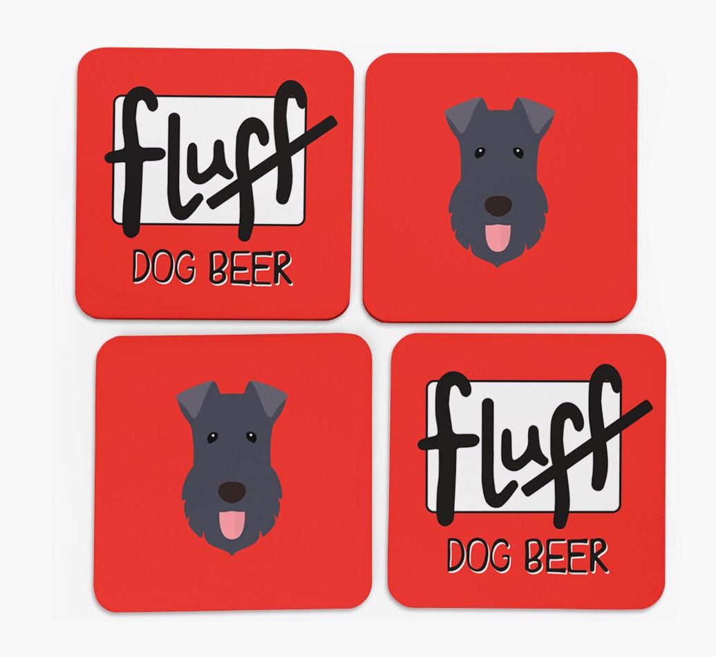 Fluff: Personalized {breedFullName} Coasters