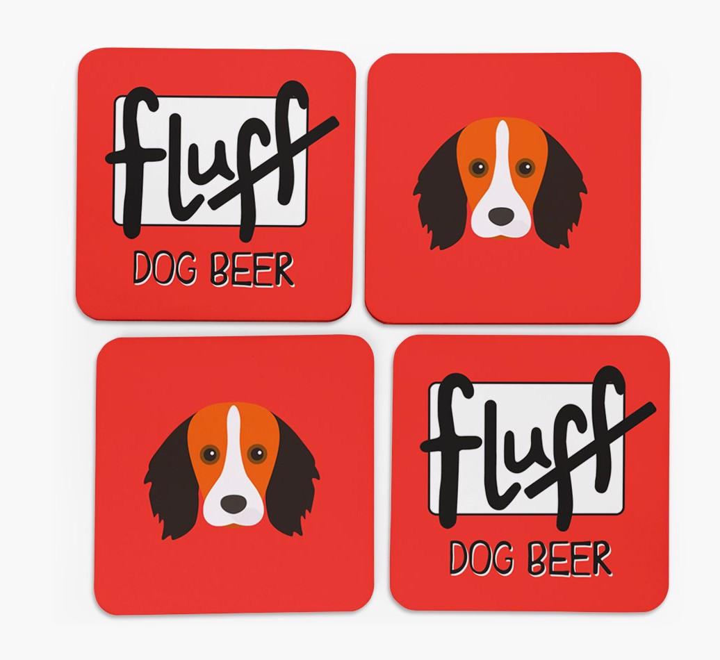 Fluff: Personalized {breedFullName} Coasters