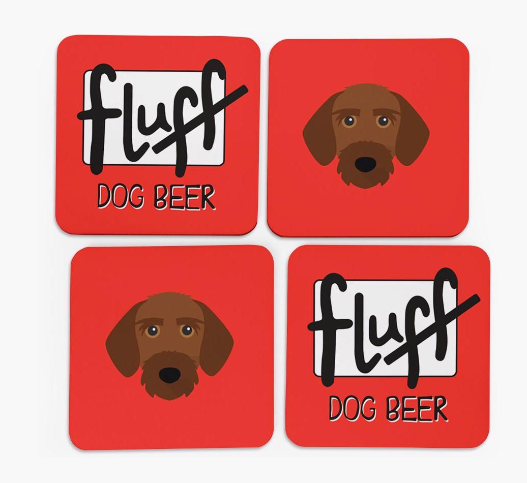 Fluff: Personalized {breedFullName} Coasters