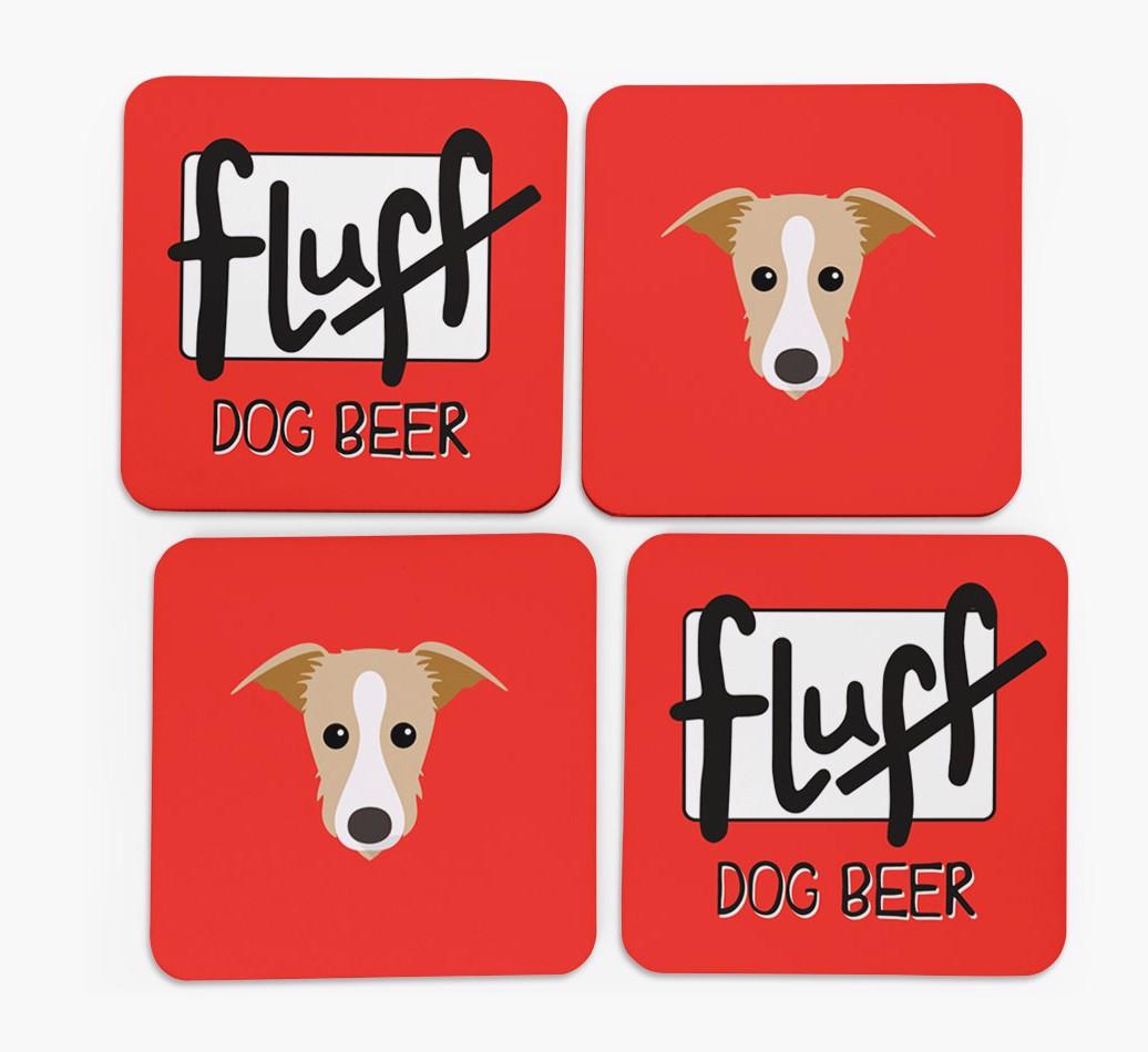 Fluff: Personalized {breedFullName} Coasters