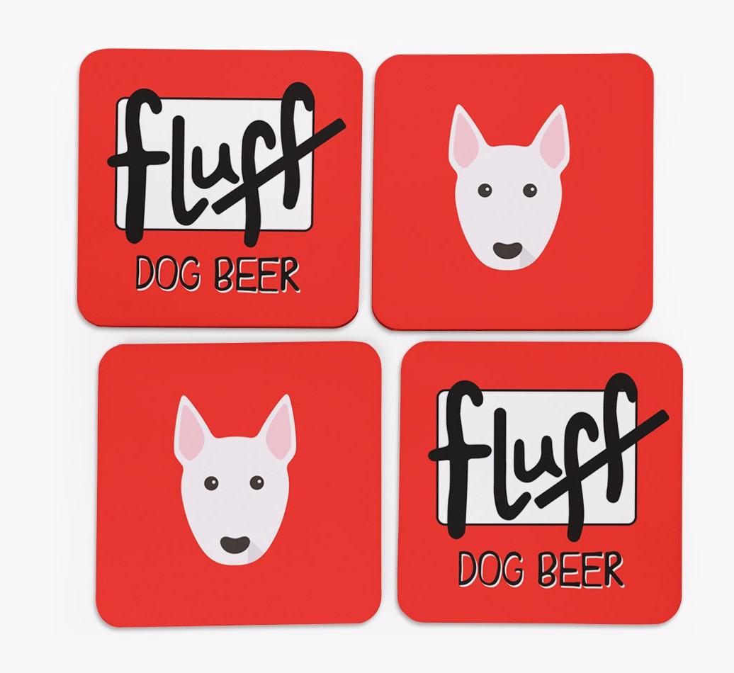 Fluff: Personalized {breedFullName} Coasters