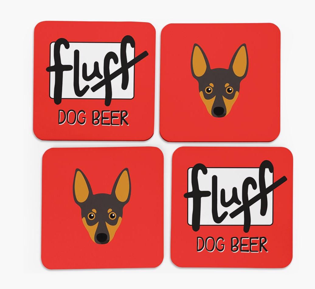 Fluff: Personalized {breedFullName} Coasters
