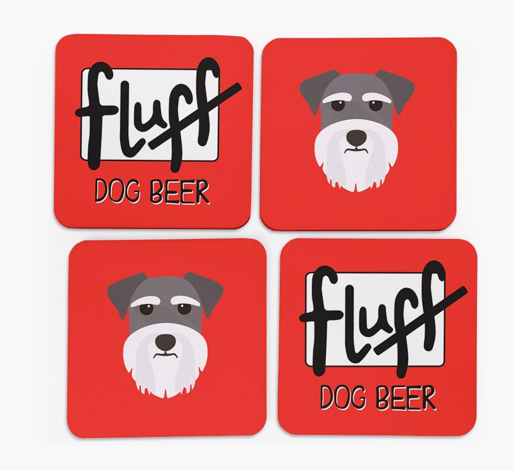 Fluff: Personalized {breedFullName} Coasters