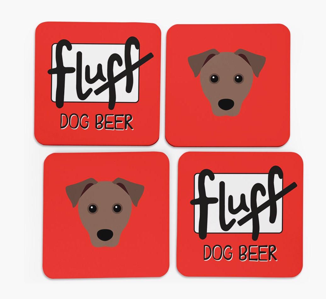 Fluff: Personalized {breedFullName} Coasters