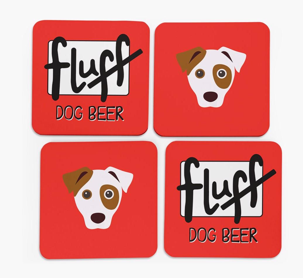 Fluff: Personalized {breedFullName} Coasters