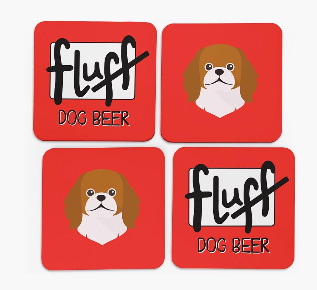 Fluff: Personalized {breedFullName} Coasters