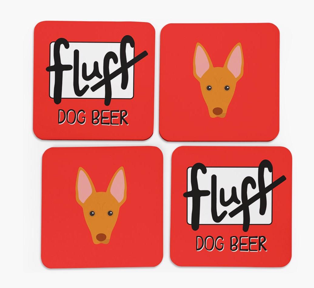 Fluff: Personalised {breedFullName} Coasters