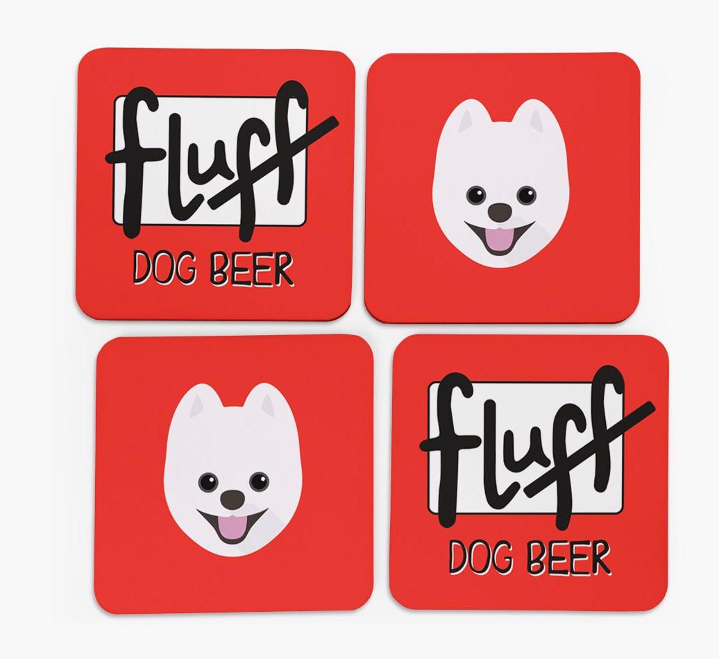 Fluff: Personalized {breedFullName} Coasters